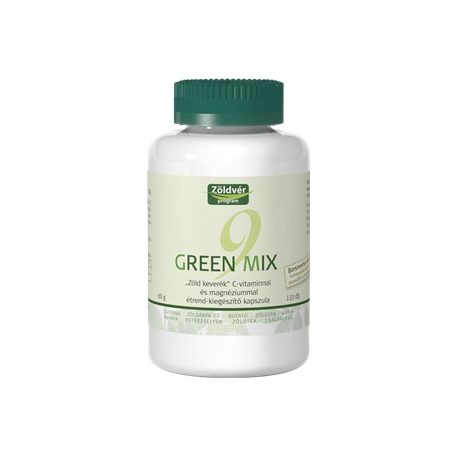 Zöldvér green mix 9 + c-vitamin + magnézium kapszula 110db