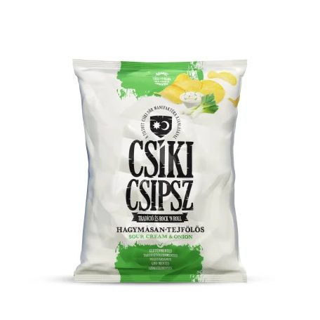 GLUTÉNMENTES CSÍKI CSIPSZ HAGYMÁSAN-TEJFÖLÖS 50G